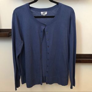 NWOT {old navy} blue button up sweater